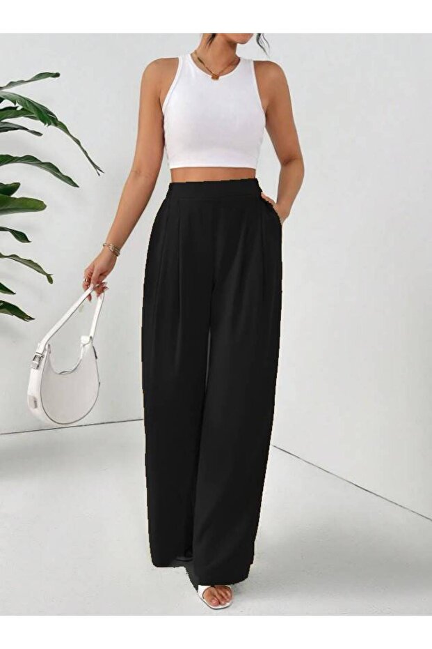Women's Pants Fabric Dabil Luxury Pants Pocket