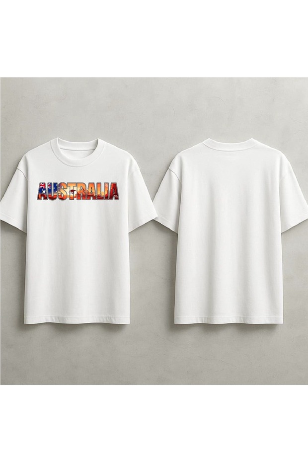 Australia Printed Oversized T-Shirt