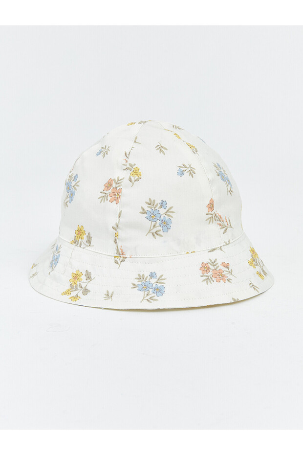 Original Floral Printed Baby Girl Bucket Hat