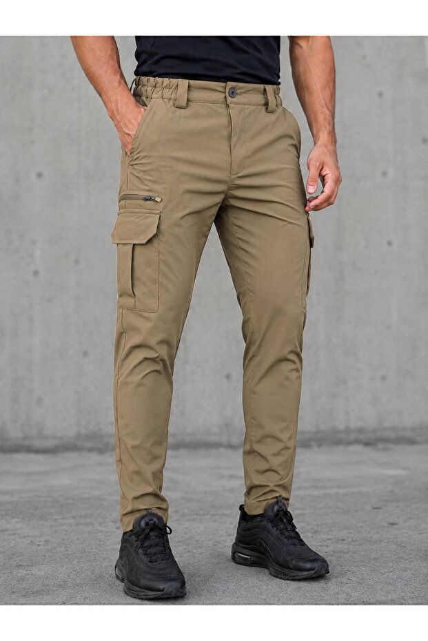 Tactical Trousers Outdoor Cargo Pocket Waterproof Lycra