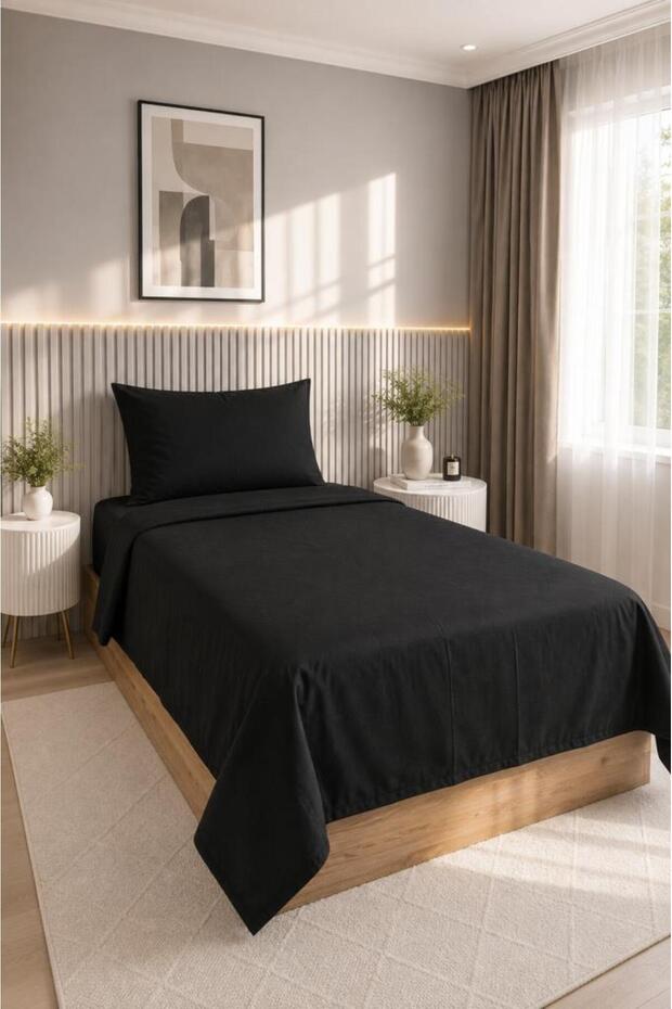 Daily Cheap 2 Piece Single Duvet Cover Set 160X200 Black