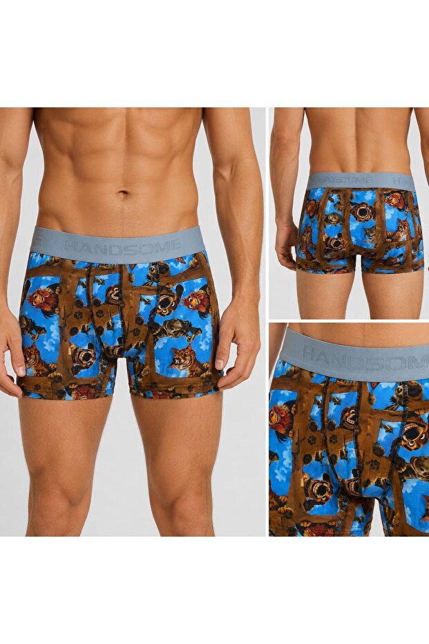 Men's Patterned Model Boxer.