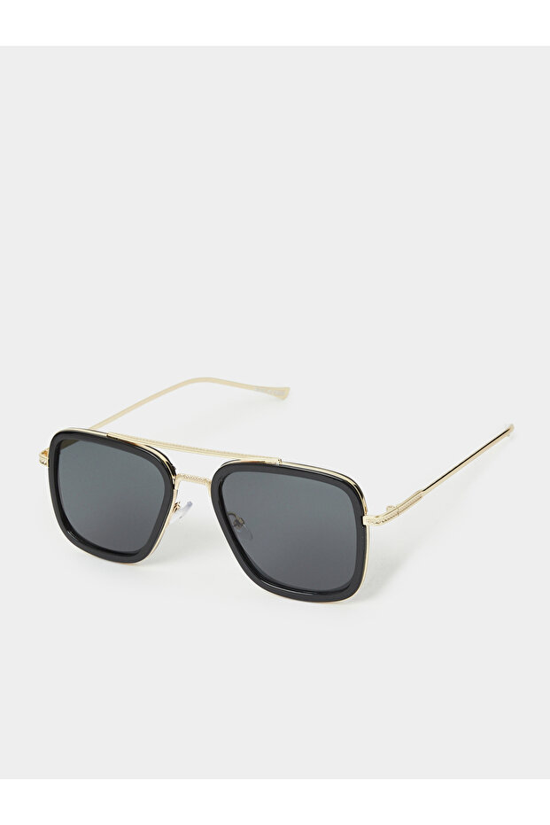 Double Bridge Aviator Sunglasses