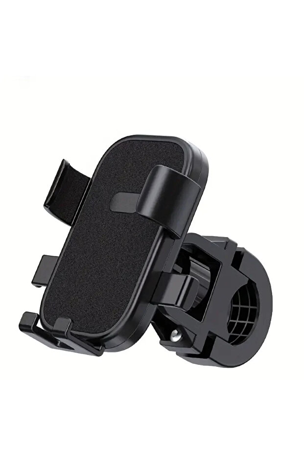 YTDMEN Handlebar-Black Adjustable Phone Holder Anti-slip 360° Rotatable Bike Phone Mount for GPS Nav