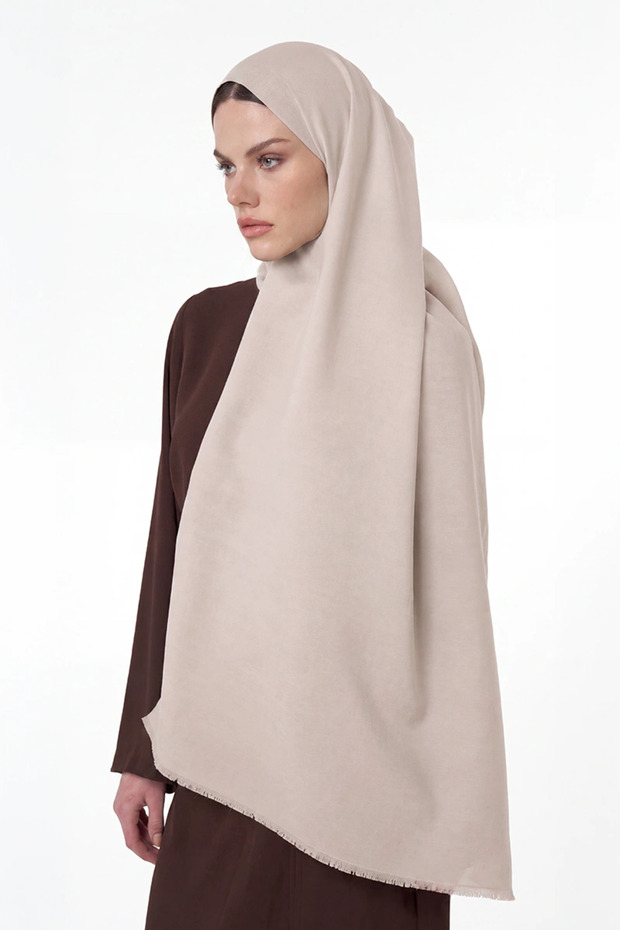 Core Silk Shawl - Stone