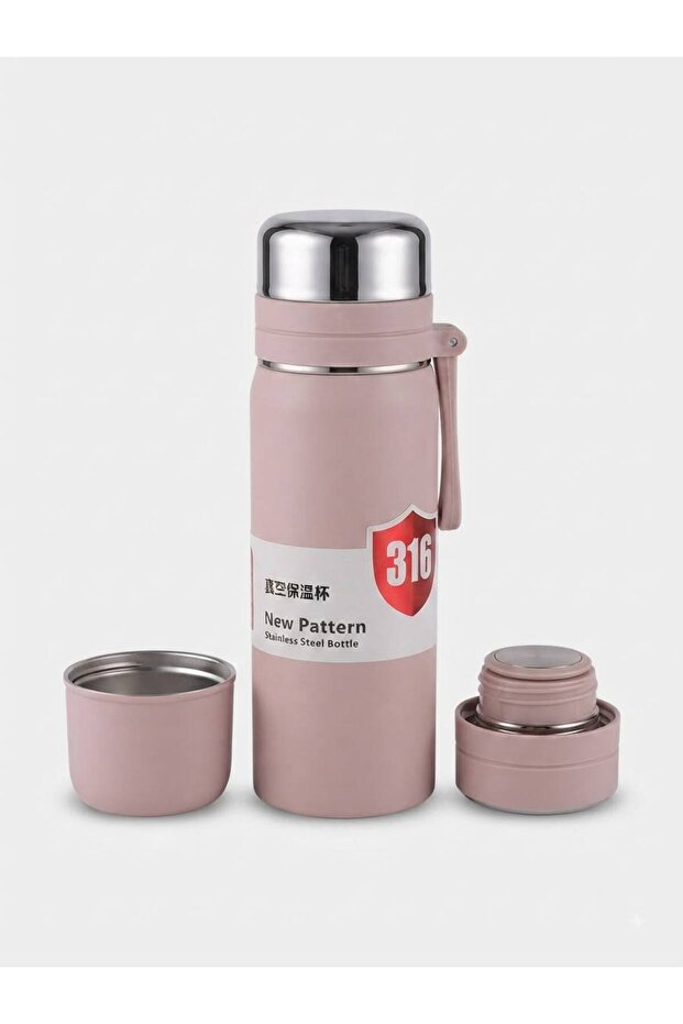 500 ml Stainless Steel Flask with Cup and Thermos