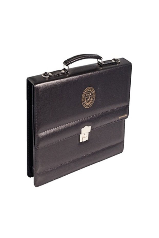 Briefcase 2 Compartments Faux Leather