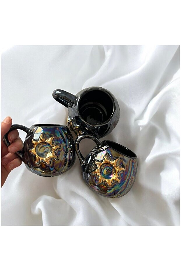 El Yapımı Seramik Dark Day Mug