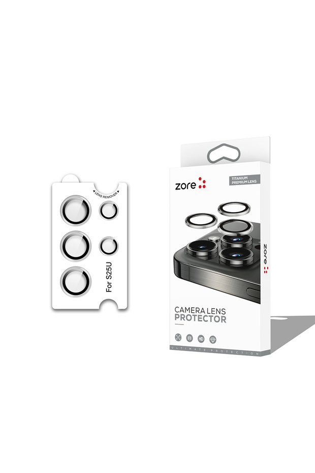 Galaxy S25 Ultra Camera Lens Protector Sapphire Non-Distorting Image Quality Anti-Glare Premium