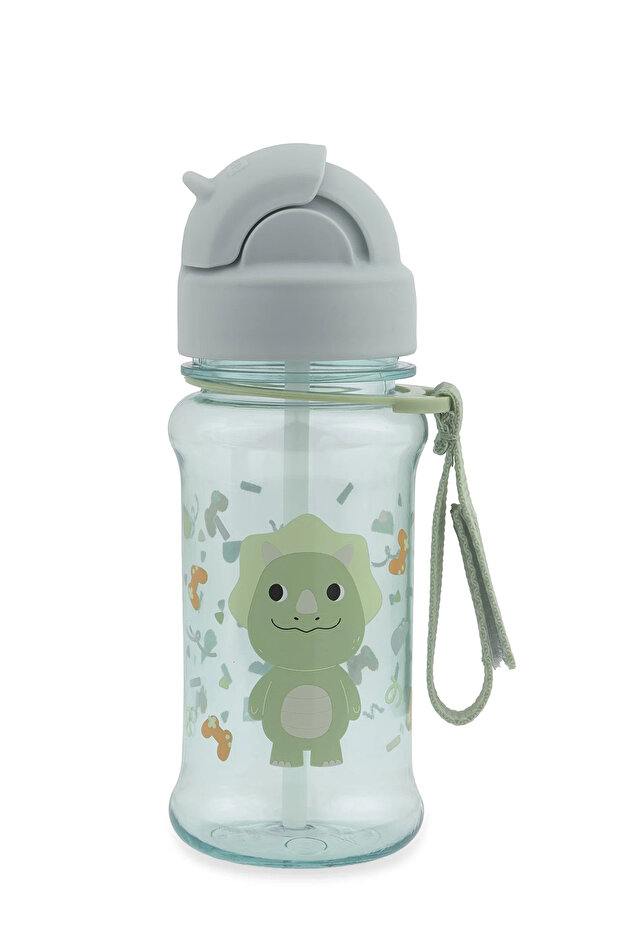 Besties Squad Straw Water Bottle - Dino