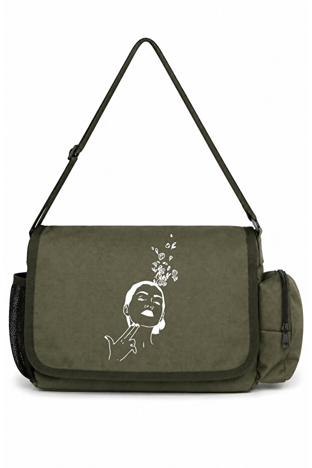 Vincent Van Gogh Design Printed Unisex School, Sports, Office Multi-Purpose Messenger Bag