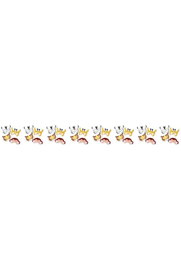 Talking Tables Party Jungle Animal Paper Masks 8-Pieces Set