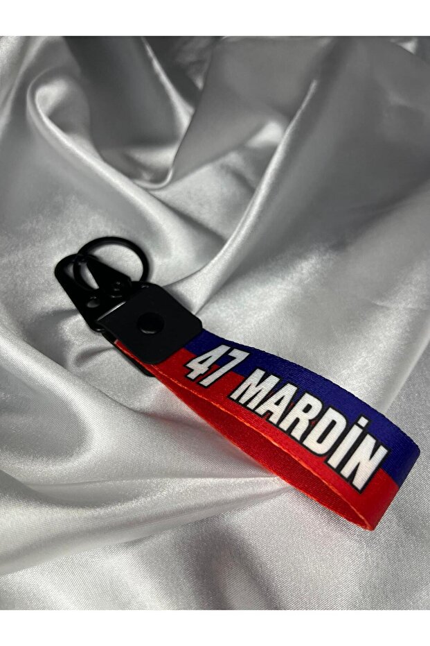 47 Mardi̇n 15 cm Fabric Keyring Quality Auto-Moto Accessory Double-Sided Printing