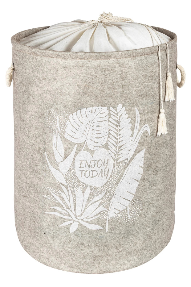Organizer with Bag and Handle, Tassel Detail, Multi-Purpose Organizer, Felt Basket 03631 ()