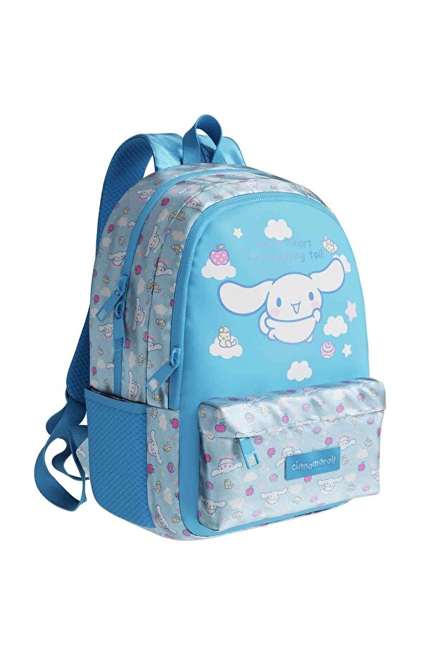 Cinnamoroll Patterned Blue School Bag 3228