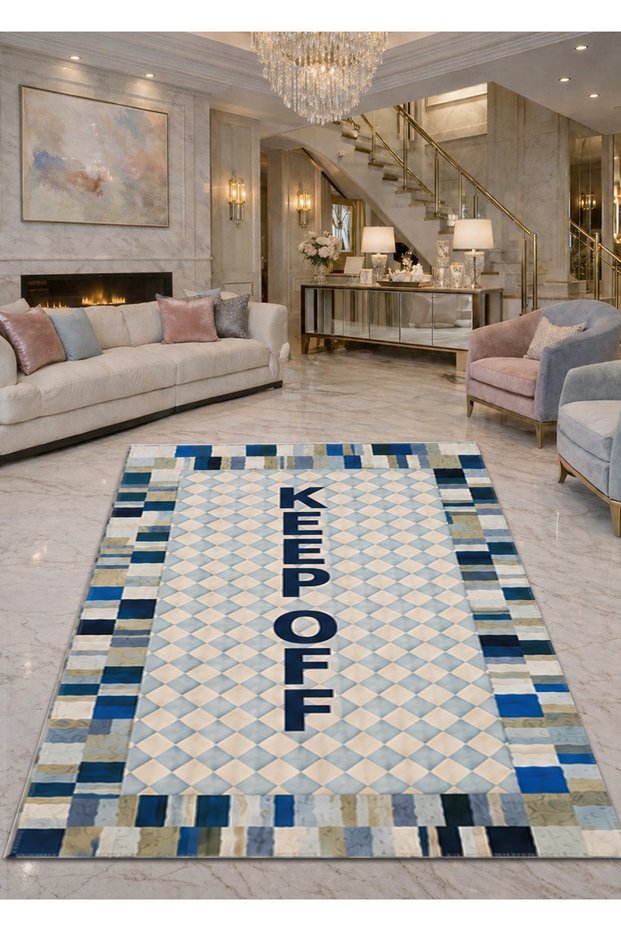 Sdt Mixed Patterned Modern Woven Base Decorative Carpet Sdtamor1475