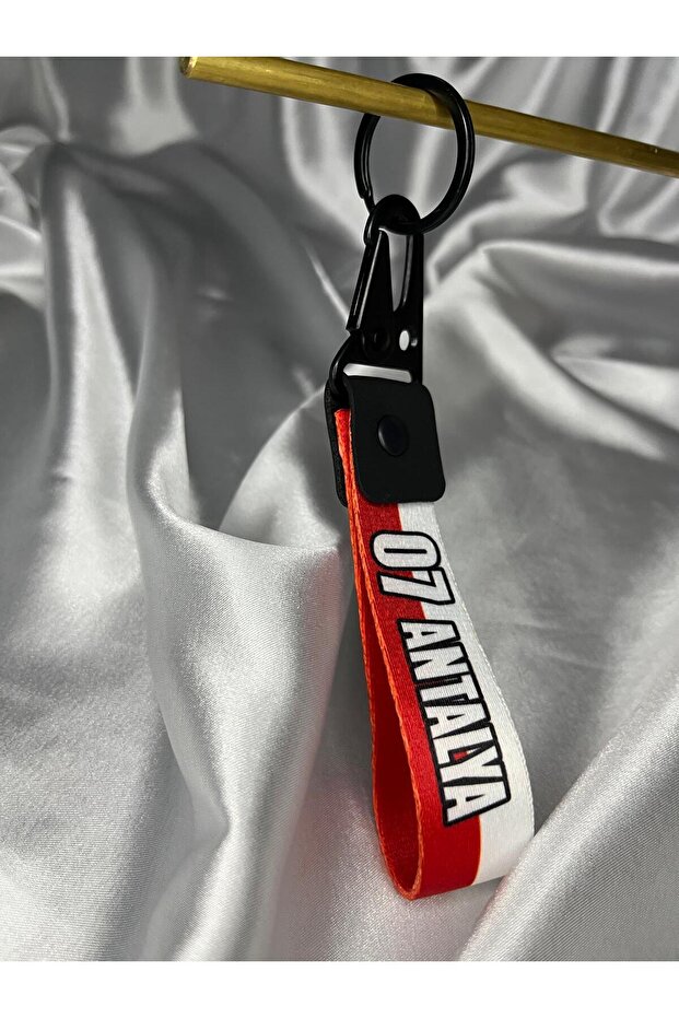 07 Antalya 15 cm Fabric Keyring Quality Auto-Moto Accessory Double-Sided Printing