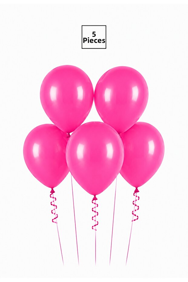 Fuchsia Balloon 5 Pieces
