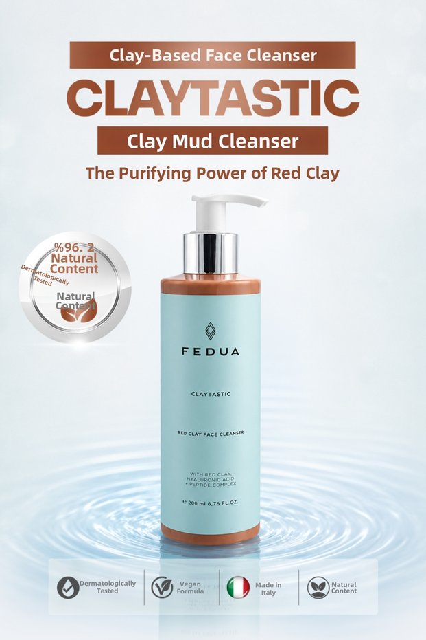 Claytastic Red Clay Facial Cleansing Gel 200 ml