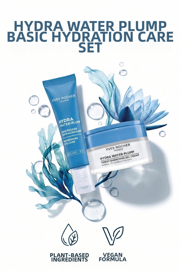 Hydra Water Plump Basic Moisture Care Set Eye Cream 15 ml + Gel Cream 50 ml
