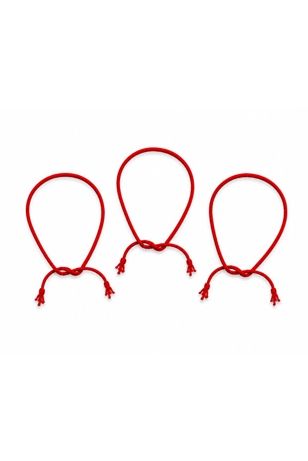 3 Pack Red String Luck Bracelet – Adjustable Kabbalah Protection Bracelet, Unisex Lucky Charm Jewelry