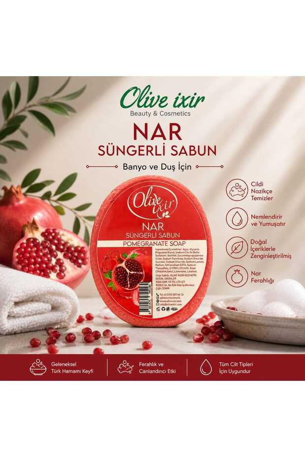 Pomegranate Sponge Soap