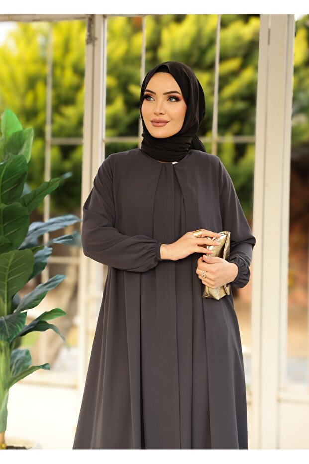 فستان يومي مريح مع جيوب