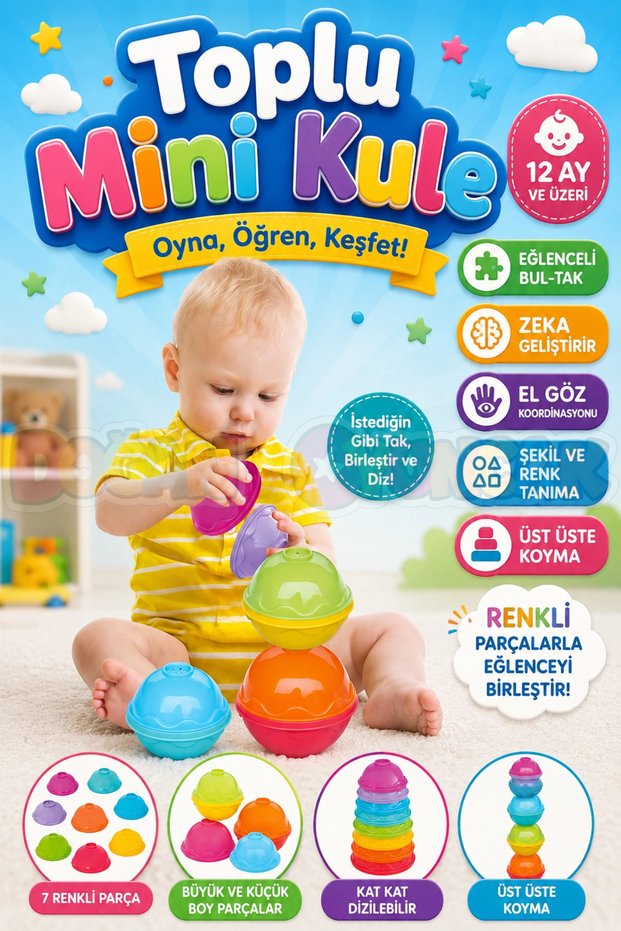 Bulk Mini Tower - Baby Toys - Educational Toys - Baby Products