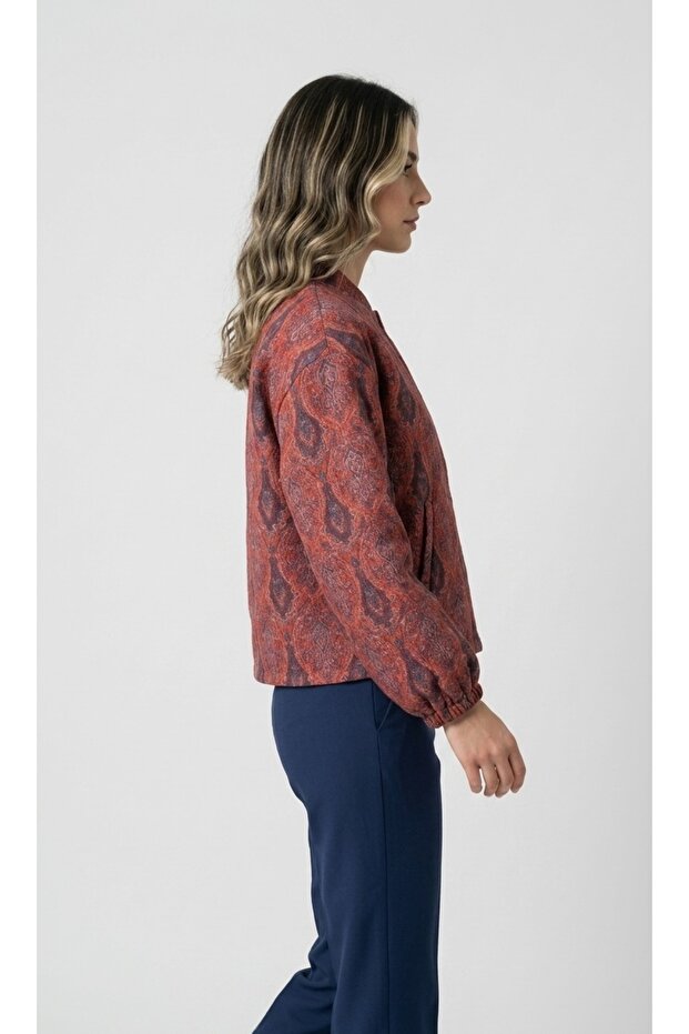Ethnic Patterned Jacket - 3