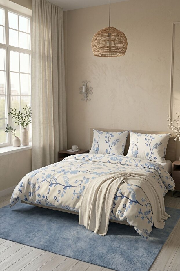 Cotton Collection Ranforce R Single Duvet Cover Set Spring
