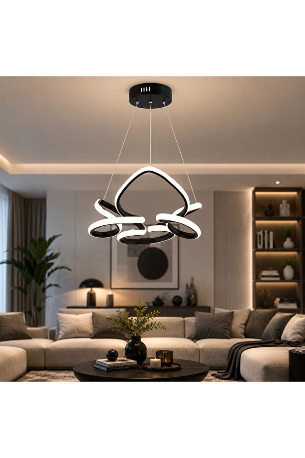 HALE MODEL SİYAH AVİZE