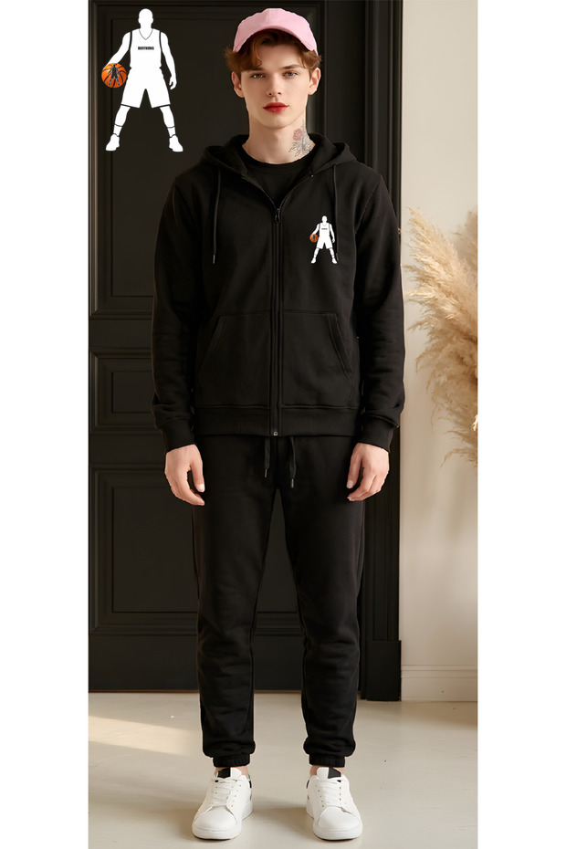 طقم رياضي FULL ZIP NYHOFFNUNG أصلي جديد تمامًا