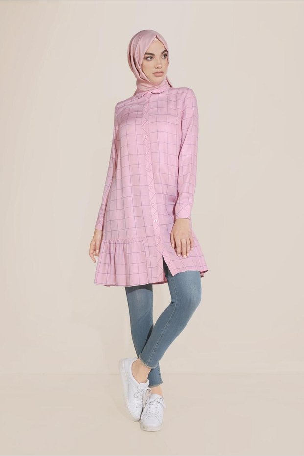 Striped Tunic 40714 with Skirt Slip