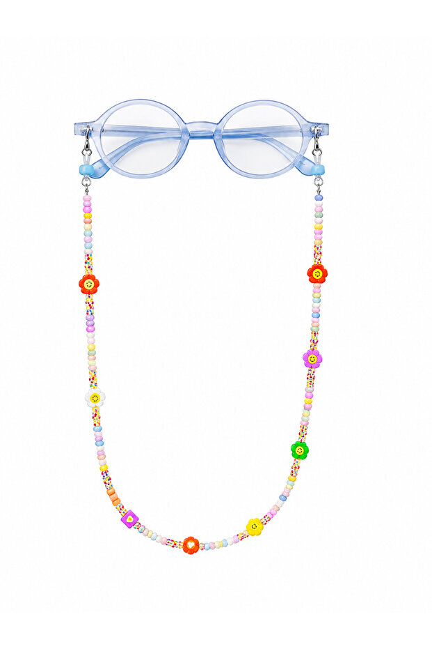 Rainbow daisy child glasses rope / chain