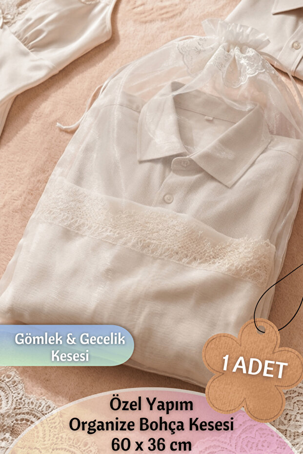 حقيبة Lacy Bundle (حقيبة الأحذية والقميص والبيجامات TK وغطاء اللحاف TK) حقيبة المهر