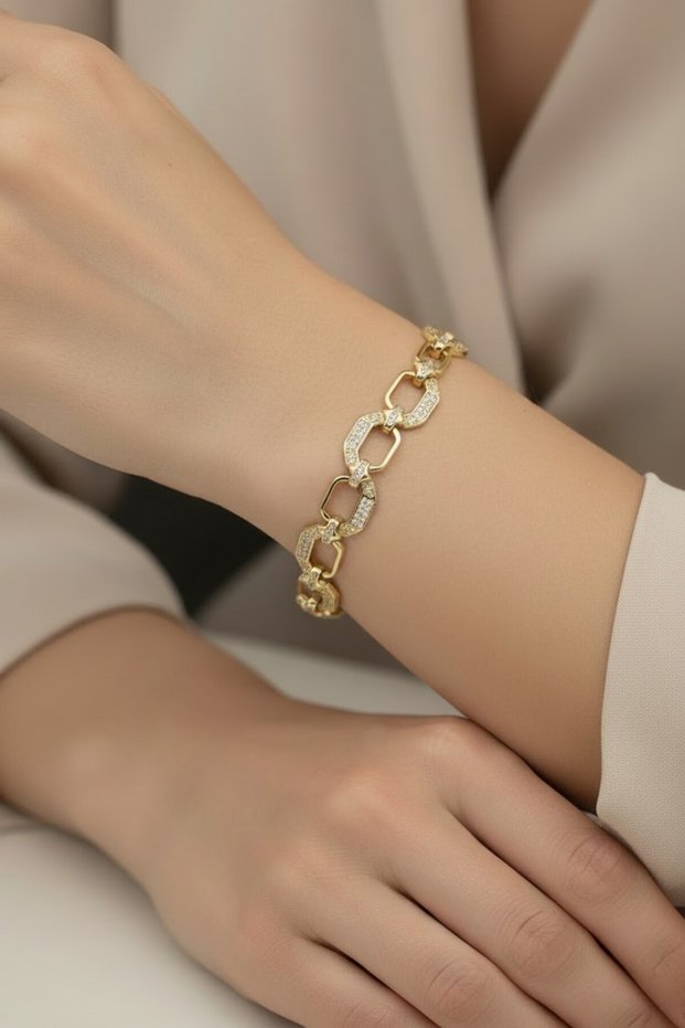 Style Pearl/Xuping Jewelry Shimal Zircon Stone Bracelet