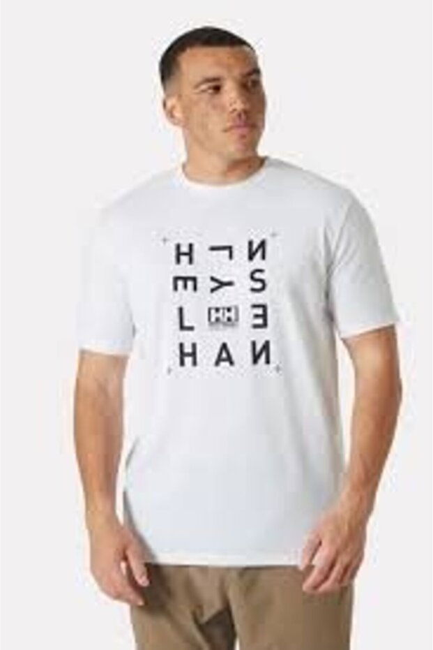 Skog Recycled Graphic Men's White Round Neck T-Shirt