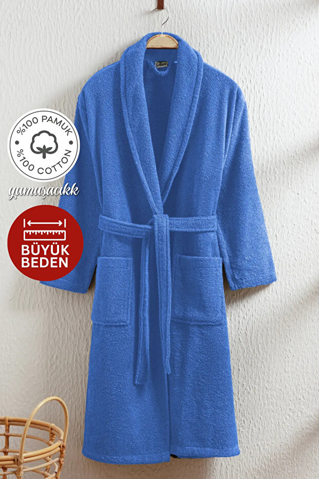 Nova Şalyaka Women's and Men's Bathrobe 100% Cotton |   Durable |   Fast Drying |   Soft Comfort