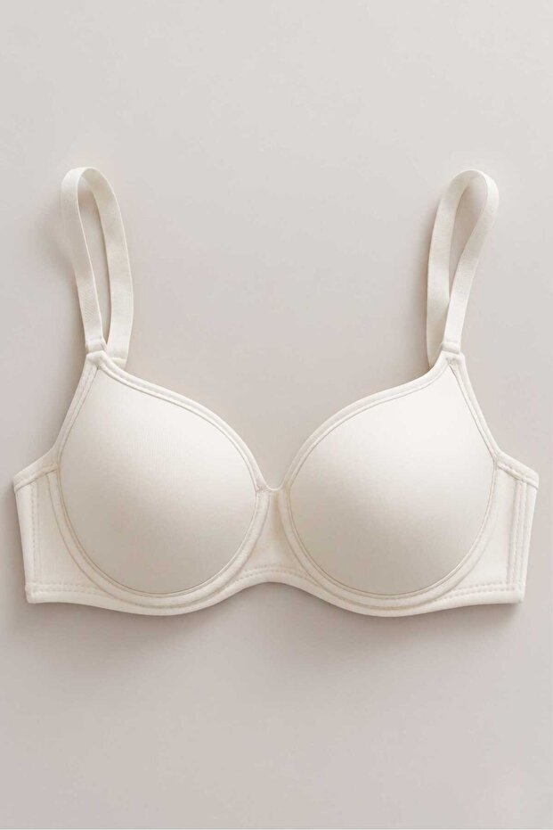 Women's Ecru Color Non-Padded Bra