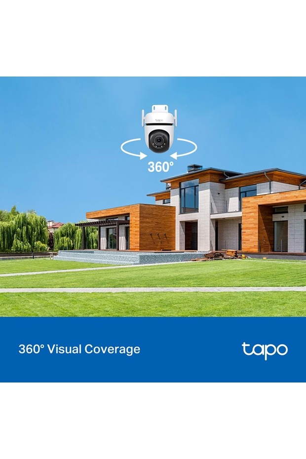 Tapo C520WS 2K QHD Gece Görüşlü 512GB Micro SD Destekli Wi-Fi Kamera - 5