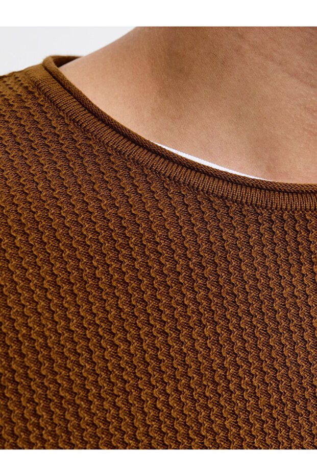 Strickpullover Einfarbig Strickpullover - 5