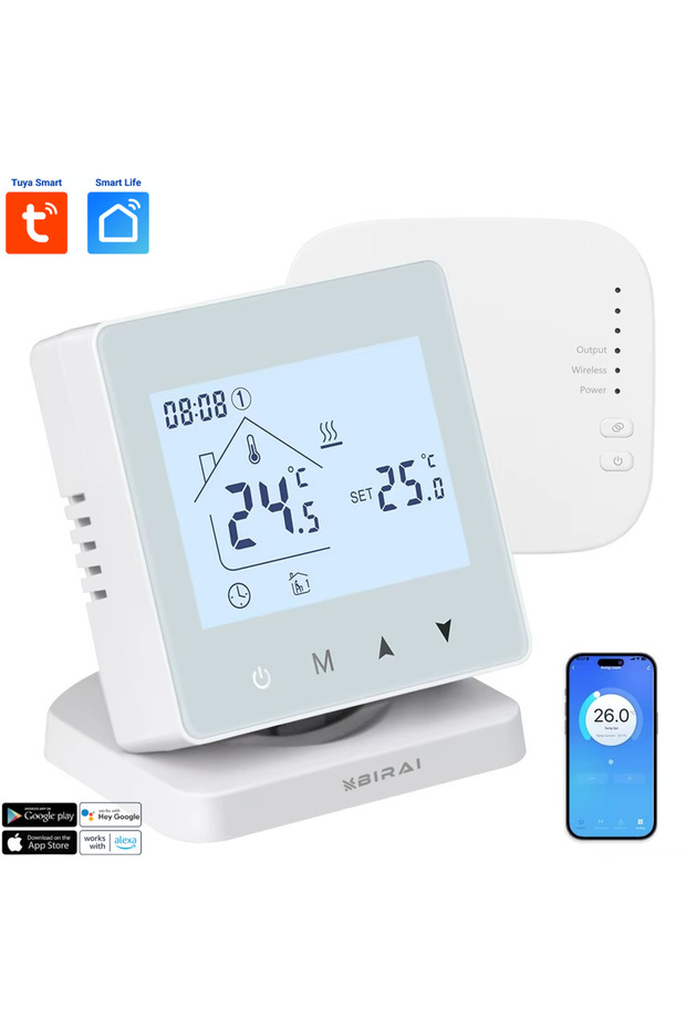 Termostat inteligent de ambient controlat prin internet/smartphone