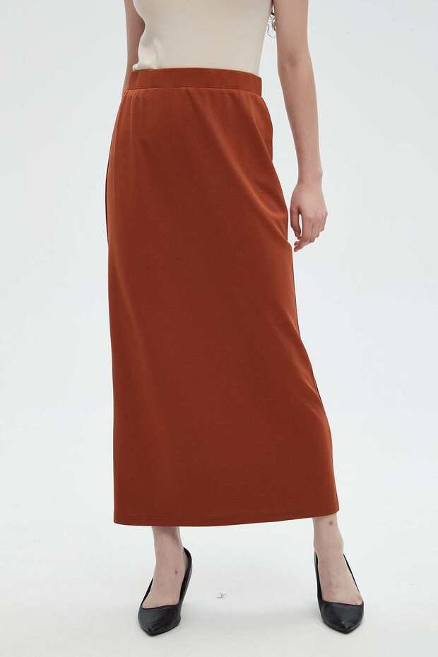 Solid Maxi Skirt - 3