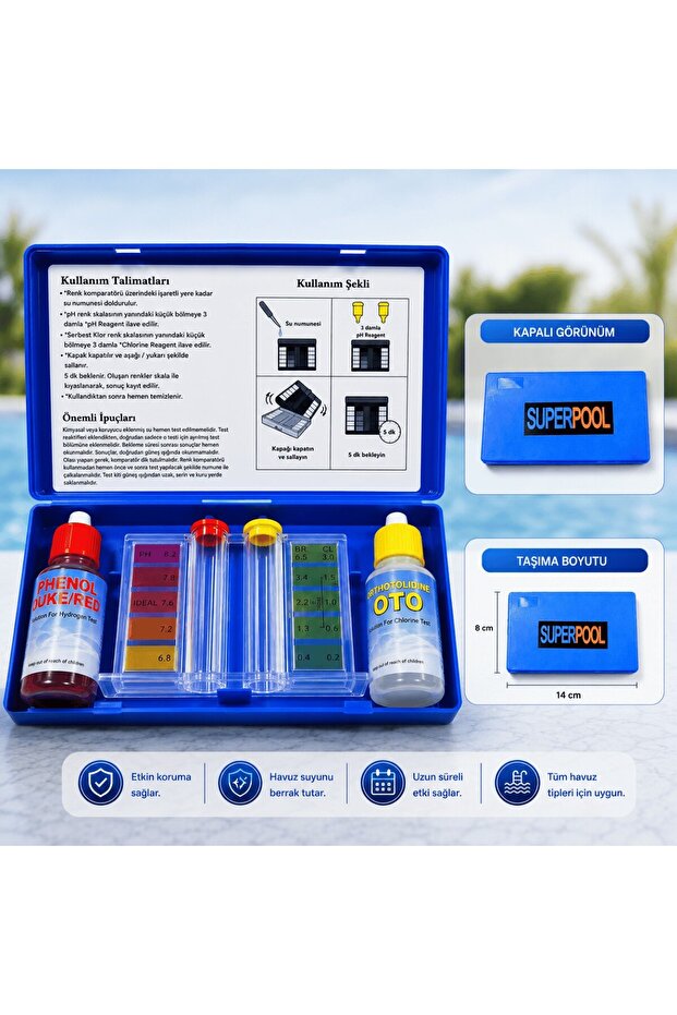 SPP Sıvılı Ph-Cl Test Kiti