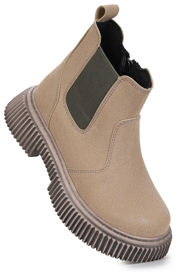 Penka Zippered Boys' Casual Boat Shoes