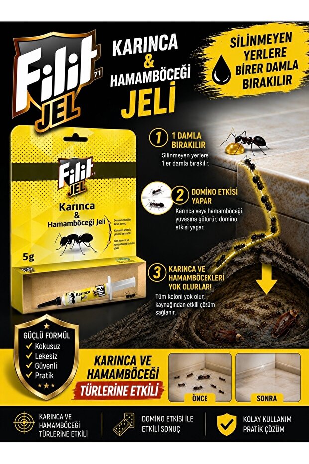Karınca Ve Hamamböceği Jeli (5GR)