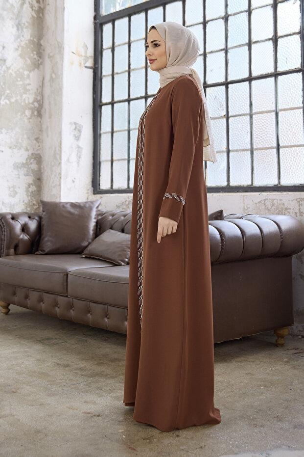 Rochie de Seara Marime Plus Lara - Camel - 2