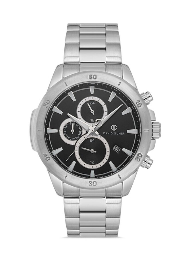 Dg-8742Ga-A2 Functions Active Calendar 3 Atm Water Resistant Metallic Color Men's Wristwatch - 1