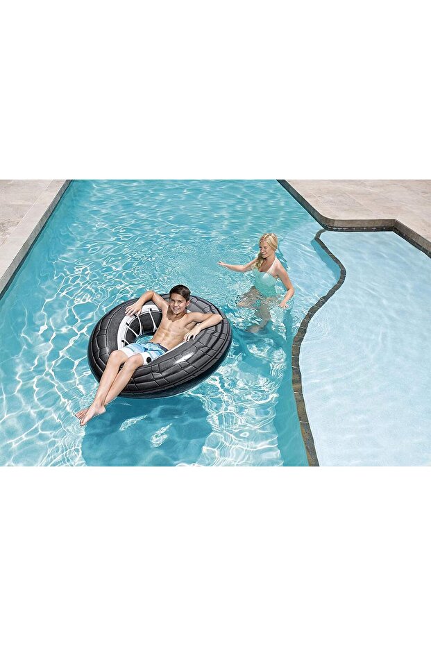 Teker Patterned Ring - Inflatable Wheel Ring - Teker Sea Ring - Rubber Patterned Ring 119 Cm.