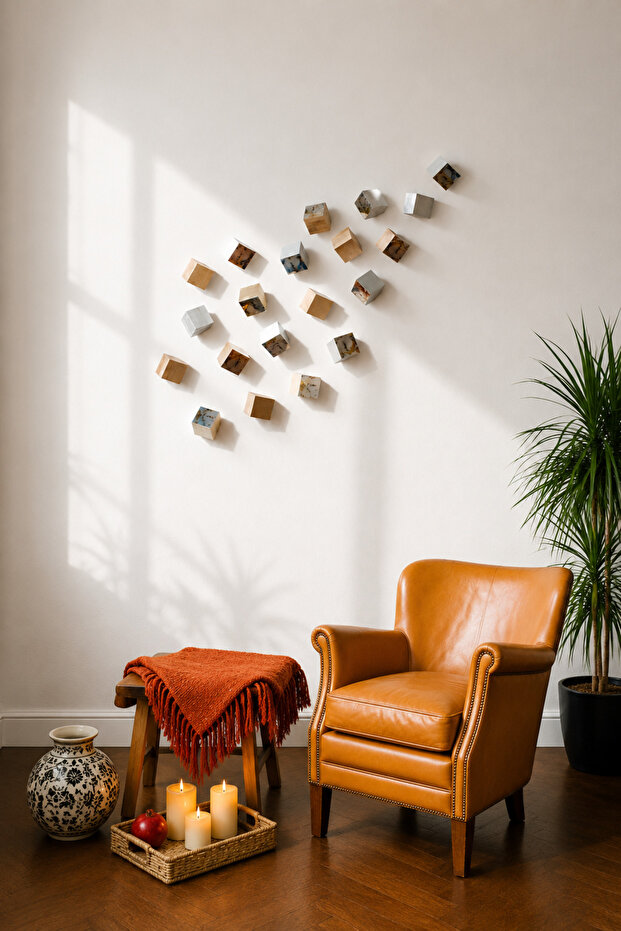 Wallicon Cross Duvar Dekoru - 20'li Set